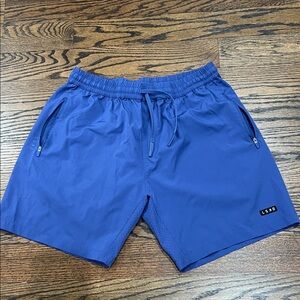 LSKD Men's Blue Shorts 7” Unlined Large